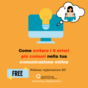 Come evitare i 9 errori più comuni nella comunicazione online - Upskilling