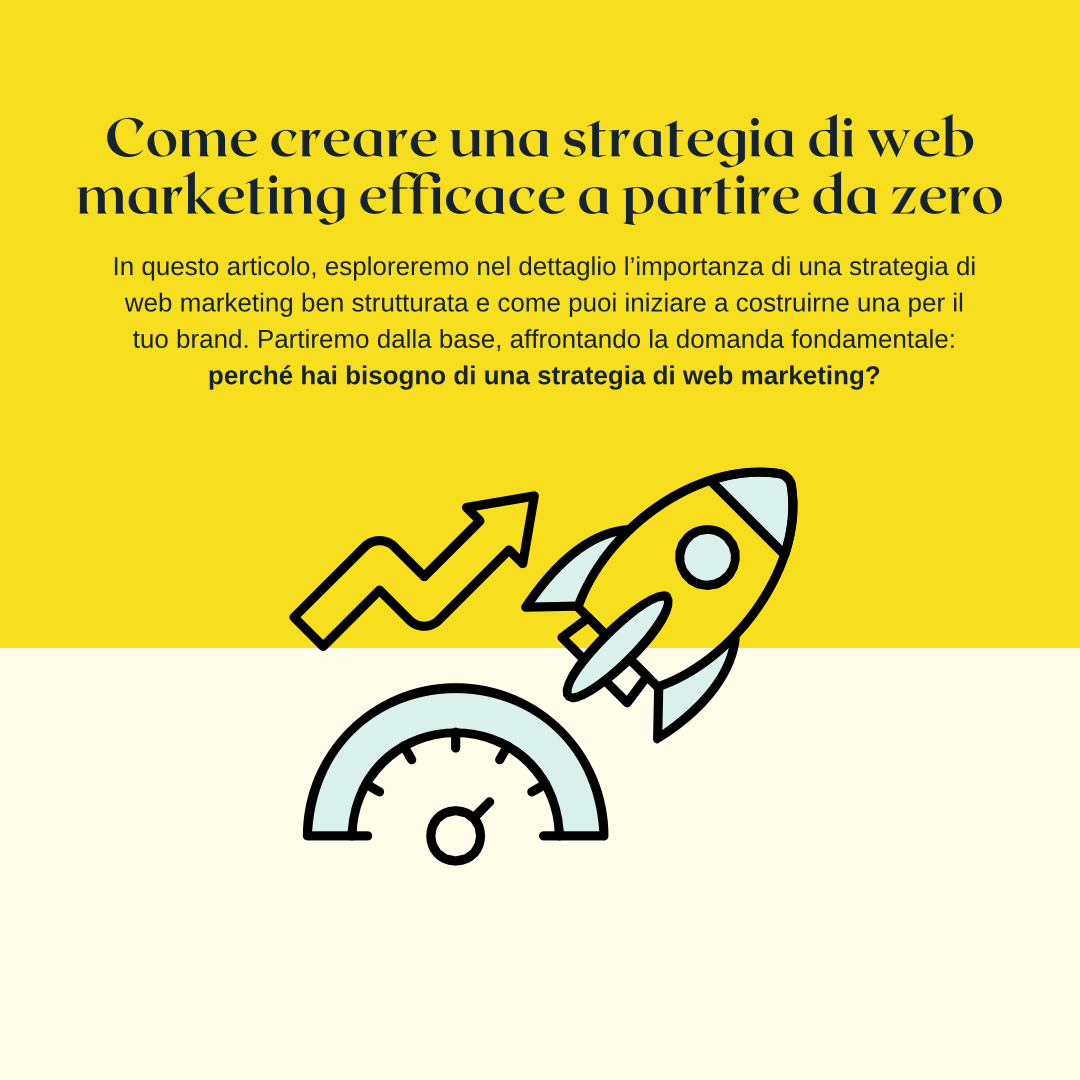 Come creare una strategia di web marketing efficace a partire da zero Creare una strategia di web marketing efficace è fondamentale per il successo online del tuo business. Se hai cercato di avviare una strategia da zero e non hai ottenuto i risultati desiderati, non sei sol@. Molte aziende affrontano sfide simili fino a quando non identificano gli elementi chiave che stimolano una crescita sostenibile nel panorama digitale sempre più competitivo. In questo articolo, esploreremo nel dettaglio l’importanza di una strategia di web marketing ben strutturata e come puoi iniziare a costruirne una per il tuo brand. Partiremo dalla base, affrontando la domanda fondamentale: perché hai bisogno di una strategia di web marketing? Non dimenticare di approfittare del nostro corso “Come costruire una strategia di digital marketing - base” nell’academy, progettato da Francesca Anzalone, CEO di Netlife s.r.l., a soli 150€. Questo percorso, che unisce ventiquattro anni di esperienza nella comunicazione digitale, nella formazione e nel web, ti guiderà passo dopo passo nella creazione di una strategia di web marketing efficace. Definizione degli obbiettivi Il primo passo cruciale nella creazione di una strategia di web marketing è definire obiettivi chiari e specifici. Domandati: cosa vuoi ottenere con la tua strategia? Aumentare le vendite online, incrementare le visite al tuo sito o blog, migliorare la notorietà del tuo brand? Senza obiettivi chiari, rischi di perdere di vista il focus e di non ottenere i risultati desiderati. Una buona prassi è concentrarsi su un obiettivo alla volta, specialmente se sei alle prime armi. Ad esempio, potresti iniziare focalizzandoti sull’aumento delle visite al sito e, successivamente, puntare ad incrementare le vendite online. Questo approccio step-by-step ti permetterà di concentrare le tue energie in modo efficace e di misurare con precisione i progressi ottenuti. Obiettivi S.M.A.R.T. Hai sicuramente sentito parlare degli obiettivi S.M.A.R.T. (Specifici, Misurabili, Attuabili, Realistici, Temporizzati). Questi sono fondamentali per una strategia di web marketing efficace. Piuttosto che un obiettivo generico come “aumentare le vendite”, è necessario definire obiettivi specifici e numerabili. Ad esempio, anziché puntare a “vendere di più”, potresti stabilire di incrementare le vendite di un prodotto specifico da 2 a 10 unità al mese. È importante mantenere un approccio realistico: evita di impostare obiettivi troppo ambiziosi, altrimenti potresti non riuscire a mantenerli nel lungo termine. L’obiettivo deve essere anche rilevante per il tuo business, in modo da giustificare gli sforzi necessari per raggiungerlo. Inoltre, stabilire una data precisa entro cui raggiungere gli obiettivi ti aiuterà a mantenere il focus e a monitorare i progressi nel tempo. Questa chiara temporalizzazione è essenziale per misurare l’efficacia della tua strategia di web marketing. Studia il tuo potenziale cliente Un aspetto critico nella creazione di una strategia di web marketing è l’identificazione del tuo target di riferimento. È importante comprendere chi sono i tuoi potenziali clienti, cosa cercano online e quali sono i loro comportamenti d’acquisto. Non limitarti a trasportare offline le tue conoscenze sul cliente: il contesto online può offrire nuove opportunità e cambiamenti nei comportamenti di acquisto. Fai una ricerca approfondita sulle abitudini di acquisto online nel tuo settore e studia come i tuoi prodotti o servizi sono presentati dai tuoi concorrenti. Utilizza strumenti come Customer Experience e Empathy Map per ottenere una visione dettagliata dei bisogni e dei desideri del tuo pubblico target. Costruisci un Messaggio Vincente Costruire un messaggio vincente è cruciale per attirare e convertire i tuoi potenziali clienti. Non basta essere bravi a scrivere: è necessario comprendere profondamente il tuo target di riferimento e quali sono i valori e i benefici che il tuo prodotto o servizio può offrire loro. Ad esempio, se stai vendendo un maglione blu elettrico, potresti enfatizzare la sua qualità, la sostenibilità dei materiali utilizzati, e il suo design trendy. Utilizza la mappatura dei valori per identificare quali aspetti del tuo prodotto risuonano maggiormente con i desideri del tuo pubblico. Costruire una strategia di web marketing efficace richiede tempo, impegno e una pianificazione strategica dettagliata. Se desideri un supporto strutturato e pratico, acquista il nostro corso “La strategia nel web marketing per principianti”, progettato per aiutarti a mettere in pratica i principi discussi in questo articolo e sviluppare competenze strategiche che possono fare la differenza nel successo del tuo business online. Ricorda che ogni passo verso una strategia di web marketing ben definita è un investimento nel successo a lungo termine del tuo business online. Continua a esplorare il nostro blog e segui i nostri social per ulteriori consigli e approfondimenti pratici sulla costruzione di una presenza online efficace e riconoscibile.